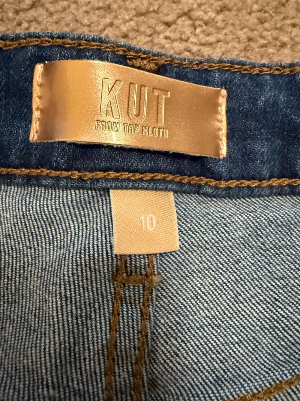 Kut from the Kloth Sienna High Rise Straight Leg Jeans - Picture 5 of 7
